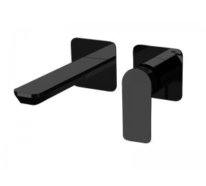 Baterie INFINITY BLACK umyvadlová, ze zdi