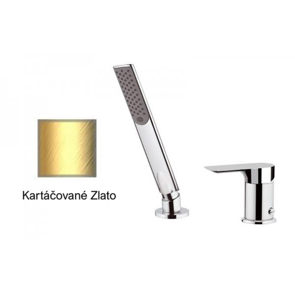 Vanová baterie INFINITY KARTÁČOVANÉ ZLATO