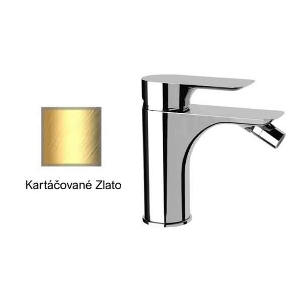 Baterie bidetová INFINITY KARTÁČOVANÉ ZLATO