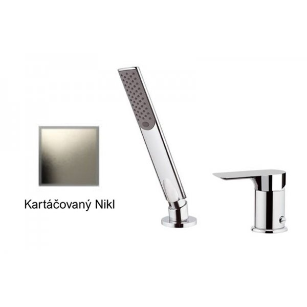 Vanová baterie INFINITY KARTÁČOVANÝ NIKL
