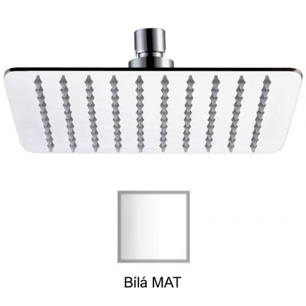 Sprcha čtverec FLAT BÍLÁ MAT ECOAIR 30x30 cm