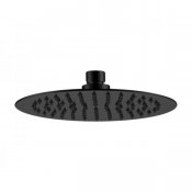 Sprcha kulatá FLAT BLACK 30 cm