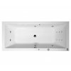 Masážní vana KRYSTA 180x80x39 cm HYDRO s PROFI LIGHT ovládáním, s automatickým Proplachem
