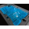 SPA vířivka SEAL SMART 216x125 cm, Bílá Perla/Pacific Brown, pro 2 osoby