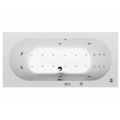 Masážní vana LEVANA 170x80x39 cm HYDRO + PERLIČKA s PROFI EVO ovládáním, s automatickým Proplachem