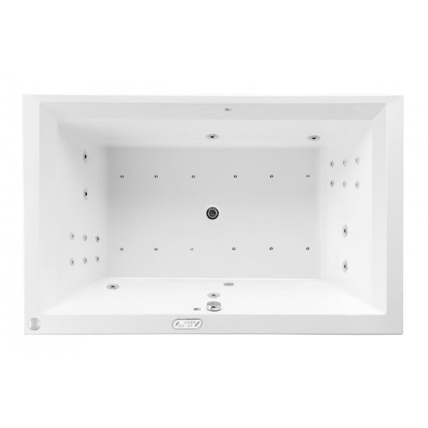 Masážní vana LINEA XXL 190x120x50 cm HYDRO + PERLIČKA s DIGI ovládáním, s automatickým Proplachem