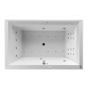 Masážní vana LINEA XXL 190x120x50 cm HYDRO + PERLIČKA s PROFI FLAT ovládáním, s automatickým Proplachem
