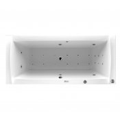 Masážní vana LINEA 170x75x44 cm HYDRO + PERLIČKA s PROFI EVO ovládáním, s automatickým Proplachem
