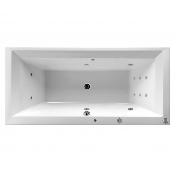 Masážní vana LINEA XL 190x90x44 cm HYDRO s PROFI LIGHT ovládáním, s automatickým Proplachem