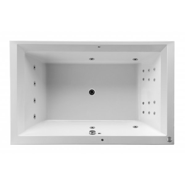 Masážní vana LINEA XXL 190x120x50 cm HYDRO s PROFI LIGHT ovládáním, s automatickým Proplachem