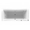 Masážní vana LINEA 170x75x44 cm HYDRO s PROFI LIGHT ovládáním, s automatickým Proplachem