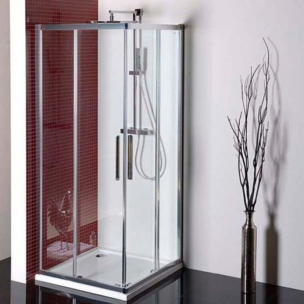 LUCIS LINE čtvercová sprchová zástěna 900x900mm, čiré sklo