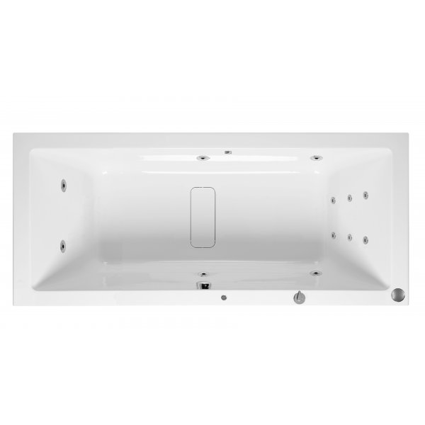 Masážní vana MARLENE 200x90x48 cm, systém HYDRO s PROFI LIGHT ovládáním, s automatickým Proplachem