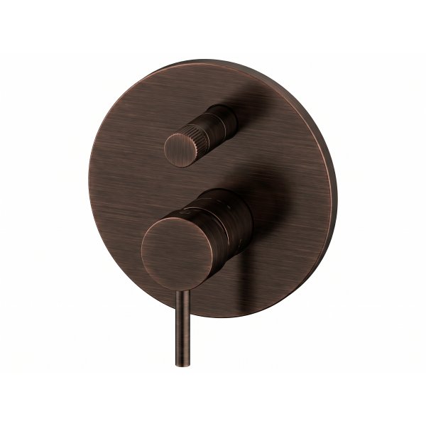 Baterie METRICA BRONZ OIL podomítková páková, s otočným přepínačem, 2 funkce
