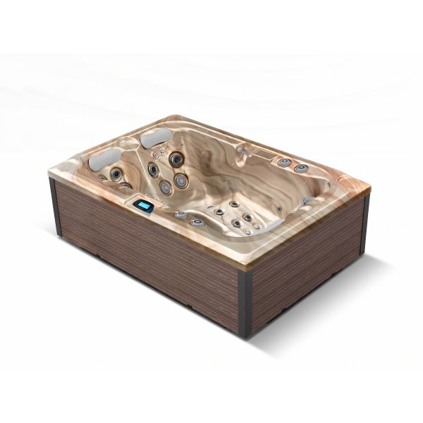 SPA vířivka MARINE IMPERIAL 216x150 cm, Mediterane/American Walnut, pro 3 osoby