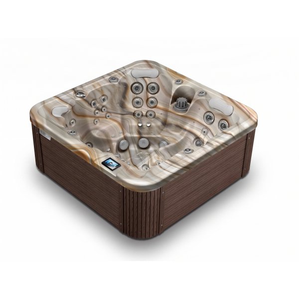 SPA vířivka LABRUS TRITON 200x200 cm, Mediterane/American Walnut, pro 3+1 osobu