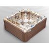 SPA vířivka UMBRA NEW 230x216 cm, Mediterane/American Walnut, pro 5 osob