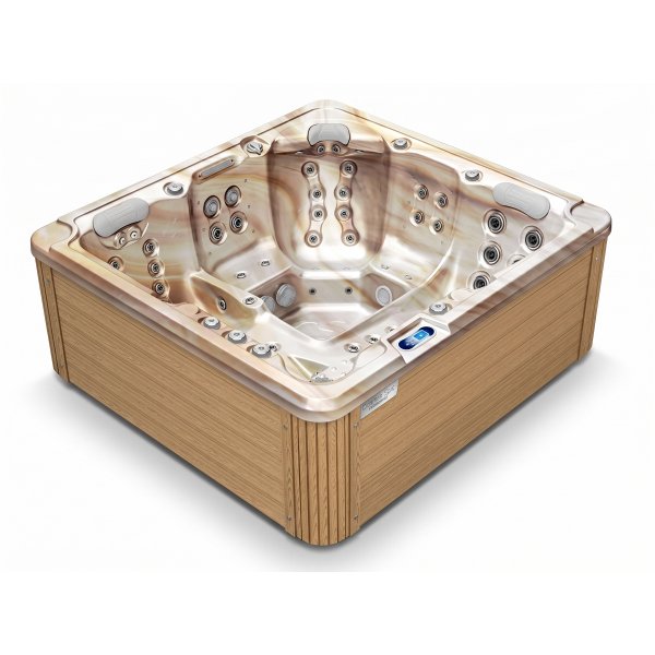 SPA vířivka UMBRA NEW 230x216 cm, Mediterane/Pacific Brown, pro 5 osob