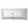 Masážní vana MIMOA SLIM 170x80x39 cm HYDRO + PERLIČKA s PROFI FLAT ovládáním, s automatickým Proplachem