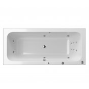 Masážní vana MILO SLIM 180,5x80,5x48 cm HYDRO s PROFI LIGHT ovládáním, s automatickým Proplachem
