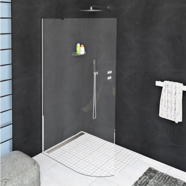 MODULAR SHOWER pevná zástěna s radiusem R550, 90 cm