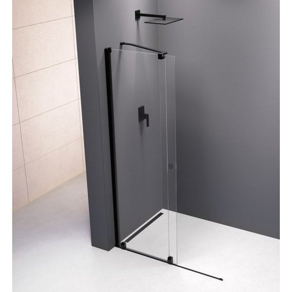 MODULAR SHOWER zástěna s pojezdy 1400 mm, černá