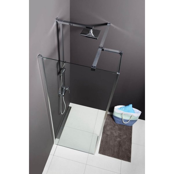 MODULAR SHOWER stěna k instalaci na zeď, pro připojení pevného panelu, 900 mm