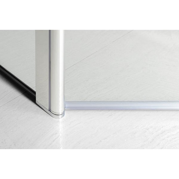 MODULAR SHOWER stěna k instalaci na zeď, pro připojení otočného panelu, 1000 mm