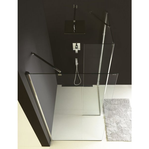 MODULAR SHOWER pevný panel k instalaci na stěnu modulu MS2, 600 mm, levý