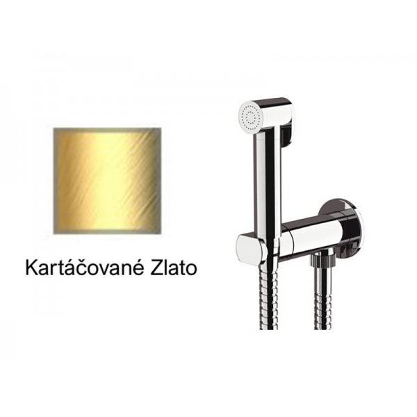 Bidetová sprška KARTÁČOVANÉ ZLATO