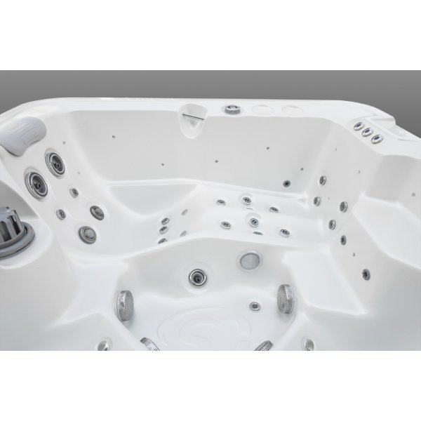 SPA vířivka LABRUS TRITON 200x200 cm, Bílá Perla/Pacific Brown, pro 3+1 osobu
