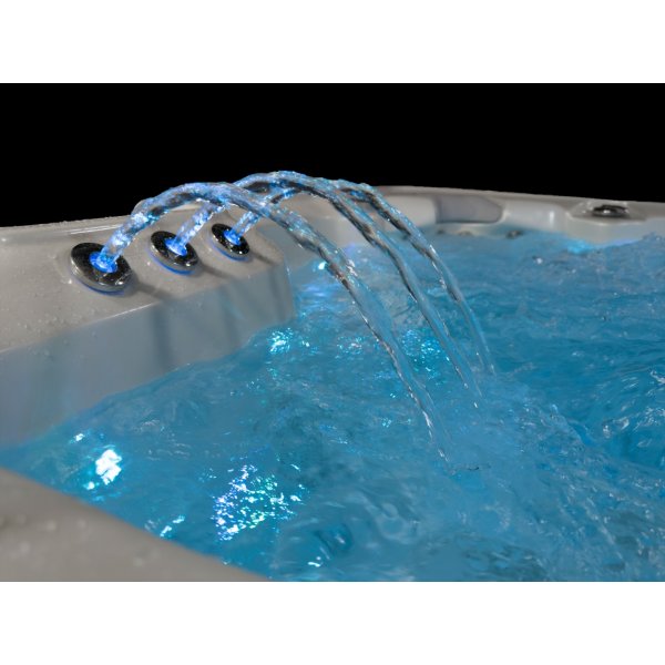 SPA vířivka LABRUS TRITON 200x200 cm, Bílá Perla/Pacific Brown, pro 3+1 osobu