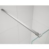 ESCA CHROME jednodílná sprchová zástěna do prostoru, sklo Flute, 1400 mm