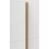 ESCA GOLD MATT jednodílná sprchová zástěna k instalaci ke stěně, kouřové sklo, 1500 mm