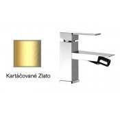 Baterie bidetová QUADRO KARTÁČOVANÉ ZLATO