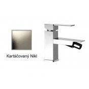 Baterie bidetová QUADRO KARTÁČOVANÝ NIKL