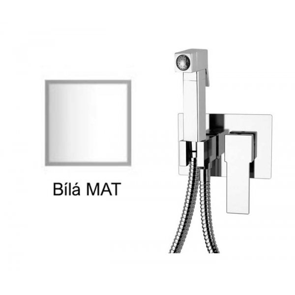 Bidetová sprška QUADRO BÍLÁ MAT