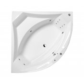 Masážní vana ROSANA 150x150x49 cm, systém HYDRO s PROFI LIGHT ovládáním, s automatickým Proplachem