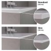 Masážní vana ANDRA L SLIM 170x90x45 cm HYDRO + PERLIČKA s DIGI ovládáním, s automatickým Proplachem