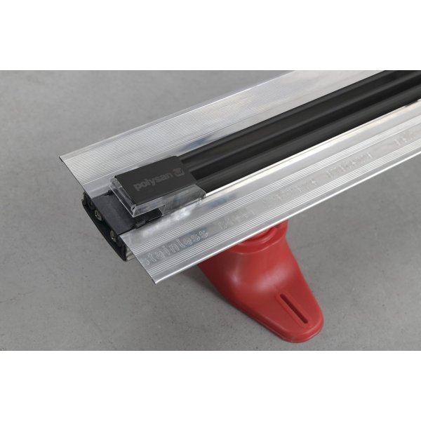 SLIM SPRING nerezový podlahový žlab s roštem, L-250-1200, DN50, černá mat