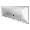 Masážní vana TRIANGL R 180x120x50 cm HYDRO + PERLIČKA s PROFI EVO ovládáním, s automatickým Proplachem
