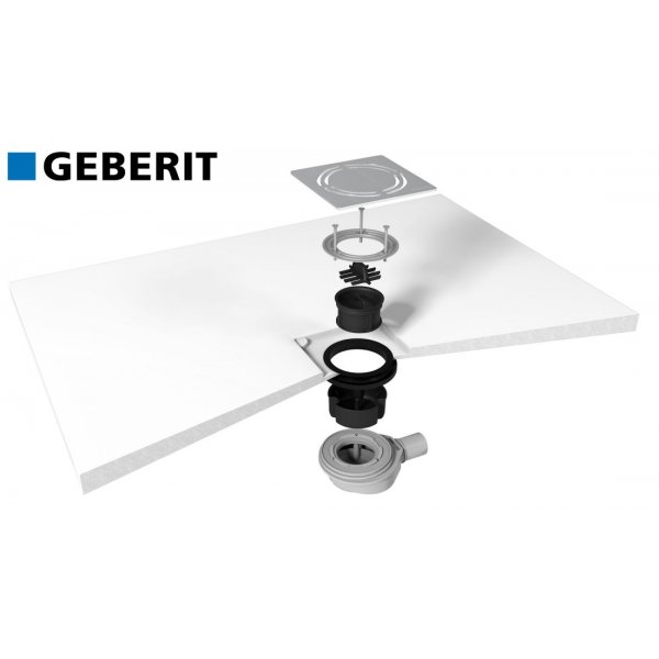 FLEXIA vaničkový sifon, průměr 90mm, DN40, krytka bílá