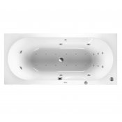 Masážní vana VIVA B 185x80x47 cm, systém HYDRO + PERLIČKA s PROFI EVO ovládáním, s automatickým Proplachem