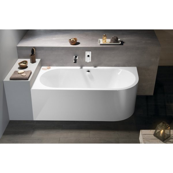 Masážní vana VIVA L MONOLITH 170x75x60 cm HYDRO s PROFI LIGHT ovládáním, s automatickým Proplachem