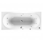Masážní vana VIVA B SLIM 175x80x47 cm, systém HYDRO s PROFI LIGHT ovládáním, s automatickým Proplachem