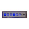 Masážní vana FONTANA P 170x95x45 cm HYDRO + PERLIČKA s PROFI FLAT ovládáním, s automatickým Proplachem