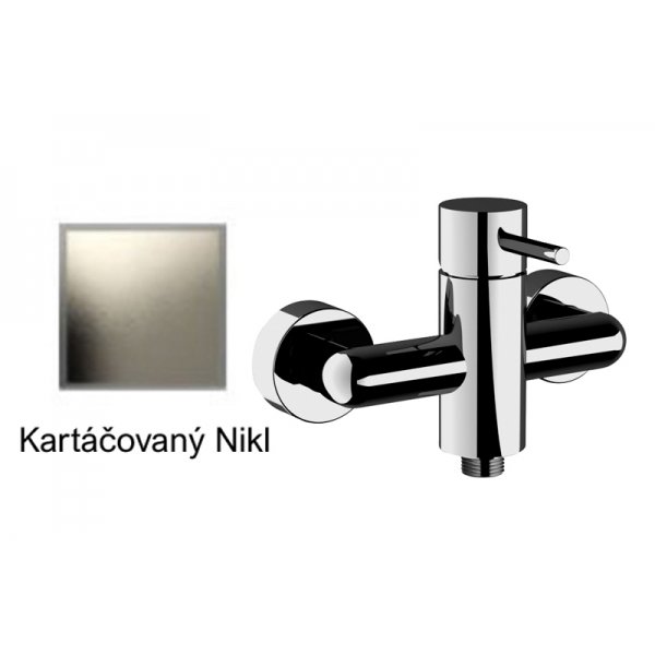 Baterie RONDO-X KARTÁČOVANÝ NIKL sprchová