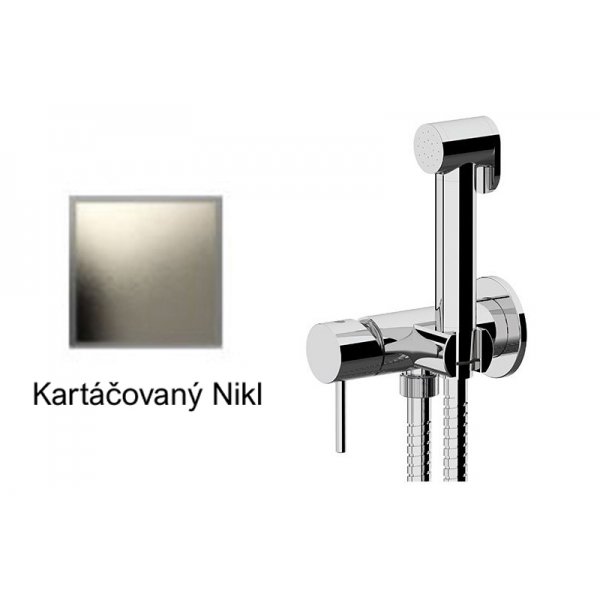Bidetová sprška RONDO-X KARTÁČOVANÝ NIKL