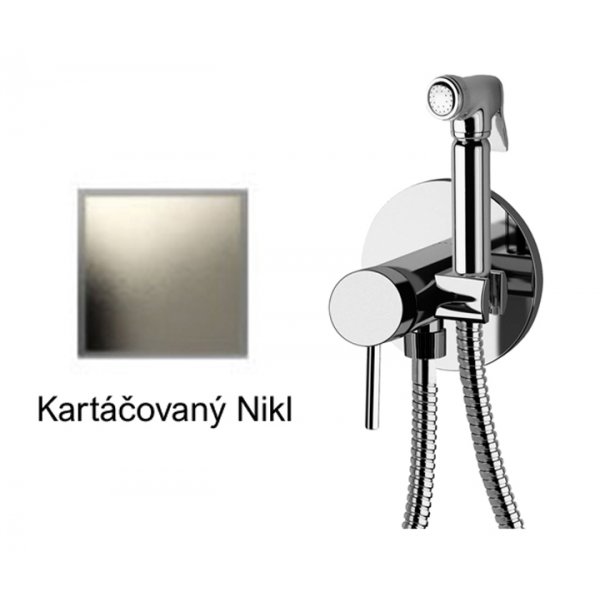 Bidetová sprška RONDO-X KARTÁČOVANÝ NIKL