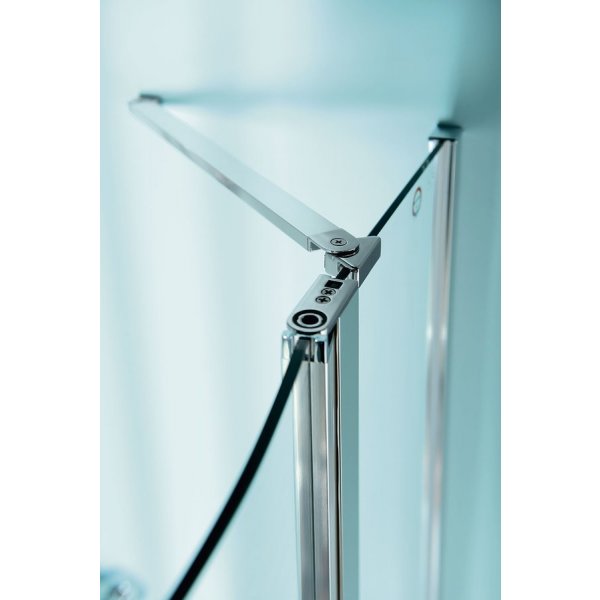 ZOOM čtvrtkruhová sprchová zástěna 1000x1000mm, čiré sklo, pravá